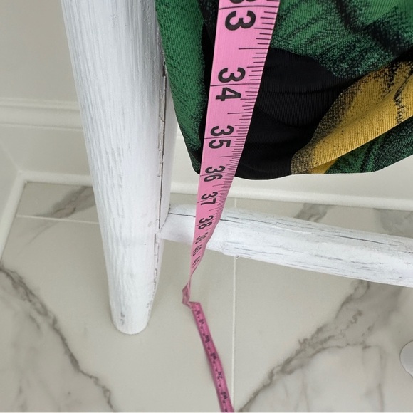 GANNI Ruched Floral Print Stretch Jersey Mini Dress Size 4 - Picture 15 of 15